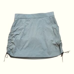 COLUMBIA SZ M Active Omni-Shield Ruched Stretch Athletic Skort in Green